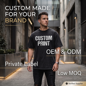 T-shirt en coton lavé épais pour homme, coupe oversize, style streetwear, t-shirt vierge personnalisable avec logo, fabricant de vêtements en gros - Product Image 2