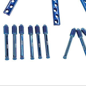 Implants orthopédiques en acier inoxydable de haute qualité DHS-DCS, 9 plaques et 9 vis pour os, instruments chirurgicaux approuvés CE - Product Image 1