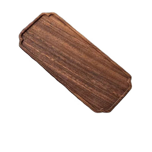 Wholesale Custom Hotel <b>Breakfast</b> Serving Tray Touch Food Acacia Wooden Tray with Tea Mat - Product Image 1