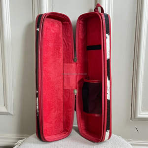 Étui de voyage en cuir de vachette floral, nouveau design de luxe, résistant à la chaleur, avec fermeture éclair, pour fer à friser et lisseur de cheveux - Product Image 6