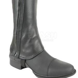 ชุดป้องกันขาสำหรับม้าแบบหนังพรีเมียม สายรัดทนทานสำหรับการฝึกกลางแจ้ง ชุดป้องกันขาสำหรับม้าแบบหนัง - Product Image 4