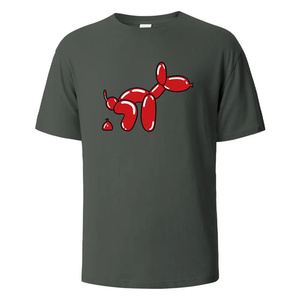 Camiseta Casual de Verano, Corte Regular, Estampada, Manga Corta, Cuello Redondo, Algodón Puro, Transpirable, Sostenible, 220g, AI-TS-18 - Product Image 6