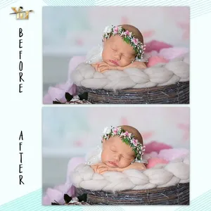 Servicio Profesional de Retoque Fotográfico para Recién Nacidos para Fotógrafos, Edición de Piel de Bebé de Alta Gama y Mejora de Tonos Suaves - Product Image 1