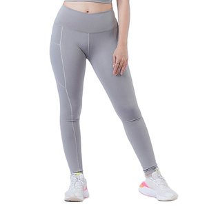 Women's High-Waisted Quick Dry Yoga Pants Comfortable Workout Breathable Sport Tights <b>Pockets</b> Casual Gym <b>Leggings</b> - Product Image 4