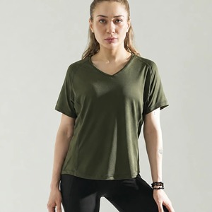 เสื้อยืดผู้หญิง คอกลม แขนสั้น ผ้าเทอร์รี่ สไตล์ลำลอง ใส่สบาย ไซส์ใหญ่ สำหรับฤดูร้อน - Product Image 6