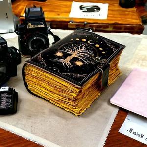 Genuine Leather Tree of Life <b>Journal</b> Handmade Vintage Blank Notebook for Women Spell Book of Shadows Grimoire <b>Writing</b> Diary - Product Image 3