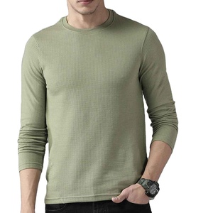 Camiseta de Verano de Alta Calidad, Transpirable, Ligera, de Punto Suave, para Uso Diario, Elegante, con Tela Premium Tipo Waffle - Product Image 1