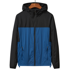 Chaqueta Cortavientos Deportiva para Hombre, Impermeable, de Secado Rápido, con Cierre, Ligera, Personalizable, Transpirable, para Viajes y Actividades al Aire Libre - Product Image 3