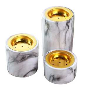 Quemador de incienso de resina epoxi y metal, hecho a mano, ecológico, para todas las estaciones. - Product Image 3