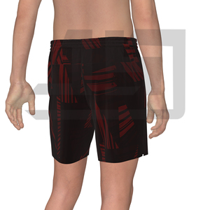 Shorts de performance imprimés pour hommes, respirants, écologiques, en polyester/coton, tissu anti-humidité, course à pied, cyclisme, fitness, sport - Product Image 6