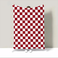 Couverture d'urgence unisexe personnalisée en polyester argenté doux, couleur unie, tricotée, respirante et chaude