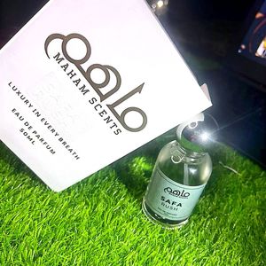 Parfum unisexe 50 ml, emballage en boîte satinée, flacon en verre transparent, bouchon sphérique argenté, spray longue durée, Safa Rush Eau de Parfum - Product Image 4