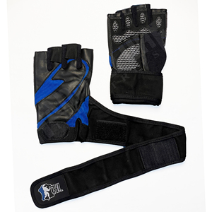 Gants de musculation professionnels bleus et noirs avec rembourrage amélioré de la paume |   Poignée antidérapante de qualité supérieure pour un équipement de musculation ultime - Product Image 6