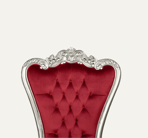 Silla de Trono Hecha a Mano en Madera de Caoba Sólida - Mueble Clásico de Lujo y Duradero para Sala de Estar de Hotel y Apartamento - Product Image 6