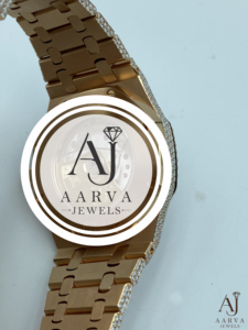 AARVA JEWELS Men's Luxury Quartz Watch 25mm Stainless Steel Sapphire Crystal <b>Chronograph</b> Analog Dial 3BAR Water Resistant Hidden - Product Image 3