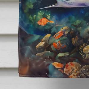 Sting ray เสาระเบียงขนาดใหญ่ตกแต่งลานแบนเนอร์หลากสีโพลีเอสเตอร์ธงบ้านแขวนผนัง - Product Image 4