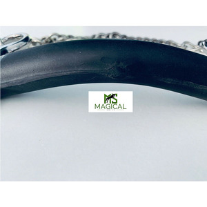 Mors à cheval sur mesure de haute qualité, mors Pelham en caoutchouc, mors en acier inoxydable, toutes tailles disponibles en stock - Product Image 6