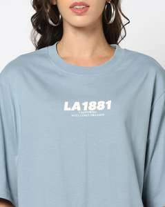 Camiseta de punto para mujer de corte holgado, proveedor OEM, manga corta relajada, colores personalizados y logotipo bordado, suministro al por mayor - Product Image 5