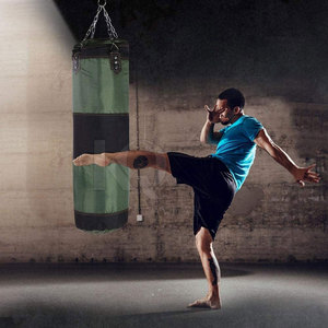 Saco de Boxeo Estilo Torneo para Entrenamiento de Boxeo y Kickboxing con Material Resistente y Soporte de Suspensión Confiable - Product Image 4