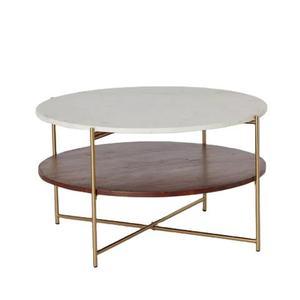 โต๊ะวางของแบบซ้อนได้รุ่นใหม่ล่าสุด พร้อมท็อปหินอ่อน โต๊ะกาแฟทันสมัย เฟอร์นิเจอร์ห้องนั่งเล่น โต๊ะน้ำชา - Product Image 1