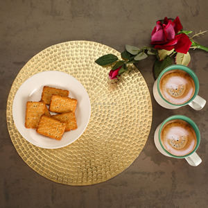 แผ่นรองสำหรับวางบนโต๊ะทำจากลูกปัดแก้วรูปทรงกลมผ้าทำมือดีไซน์ไม่เหมือนใครทำจาก PP ราคาไม่แพง - Product Image 6