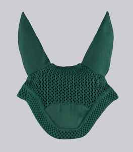 Custom logo horse ear bonnet premium lightweight breathable crochet washable <b>fly</b> veil equestrian riding horse accessory - Product Image 2