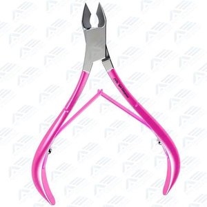 New Stainless Steel Silver Professional Reusable and Washable Beauty Instruments Wholesale Customizable <b>Nail</b> Cuticle Nippers - Product Image 6