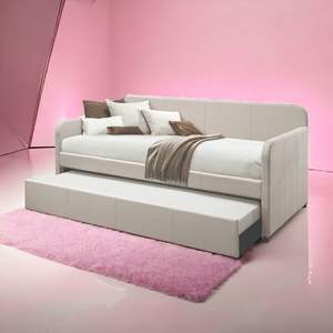 Twin Fog Upholstered <b>Daybed</b> with <b>Trundle</b> Elegant Living Room Furniture - Product Image 4