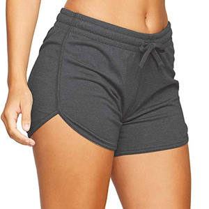 Pantalones Cortos de Felpa 100% Algodón LOGO, 330 g/m², Gruesos, para Invierno, Mujer, Lisos, Casuales, Diseño Clásico Básico, Ropa de Estar por Casa - Product Image 2