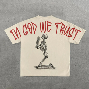 T-shirts d'été personnalisés pour hommes style Hip-Hop, coupe oversize, écologiques, à manches courtes, imprimés sérigraphiés, 100% coton peigné tricoté - Product Image 3