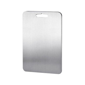 Planche à découper double face en acier inoxydable, antibactérienne, compatible lave-vaisselle, pour la maison - Product Image 4