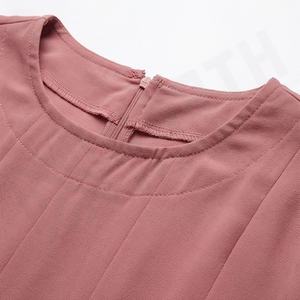 Fabricante OEM de Abayas de Satén Modestas Personalizadas, Nuevo Diseño de Última Moda, Kaftán Elegante, Vestido Maxi para Mujer, Ropa Elegante - Product Image 4