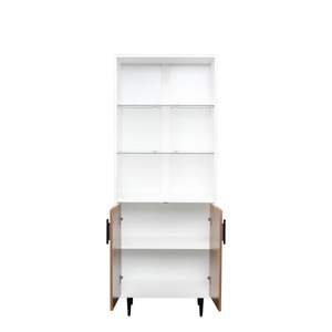 Estantería Industrial de 5 niveles con 2 puertas, estantería de pie para el hogar, oficina, sala de estar y dormitorio - Product Image 3