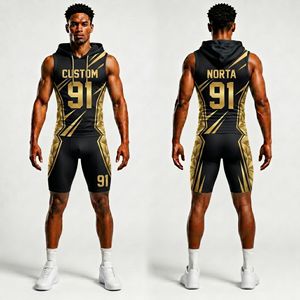 7v7 Football Compression Suit Purple Geometric Sublimation Sleeveless Hoody <b>Shorts</b> Quick Dry <b>Technical</b> Fabric Team Uniform - Product Image 3