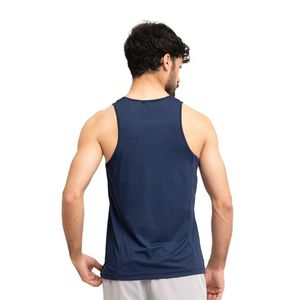 Momentum Muscle Tank Men's <b>Navy</b> Blue Sleeveless Gym Workout Tank <b>Top</b> - Product Image 6