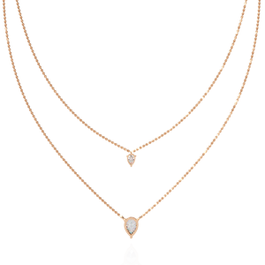 Collier pendentif en argent 925 avec moissanite ovale, chaîne solitaire, bijoux minimalistes pour femmes - Product Image 4