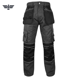 Pantalones de Trabajo de Poliéster Fluorescente de Alta Visibilidad con Múltiples Bolsillos EMPIRE TREND WEARS Premium para Hombre |   Carga Utilitaria de Alta Resistencia - Product Image 4