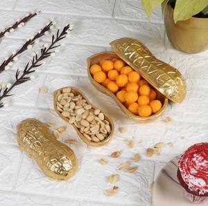 Premium Modern Polished Metal <b>Storage</b> <b>Box</b> Gold Finish Decorative Container for Snacks Jewelry & Home Decor Dishwasher Safe - Product Image 4