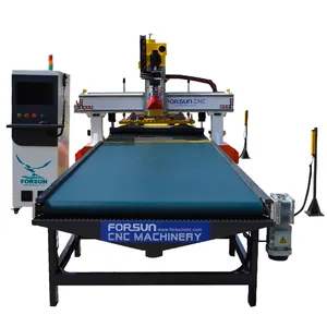 32% desconto! equipamentos produzindo a máquina do roteador do cnc de carga automática, linha de produção de descarga automática do móveis de madeira