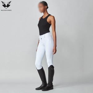 Pantalones de Montar a Caballo Ajustados y Elásticos, Resistentes a la Abrasión, Duraderos, con Costuras Reforzadas - Product Image 4