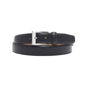 Cinturón ajustable con hebilla de aleación informal para hombre, de cuero de vaca auténtico, 3,5 cm de ancho, 110 cm de largo, duradero, de alta calidad, RAHRAJ - Product Image 1