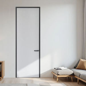 Puertas Interiores de WPC de Diseño Moderno 2026, Resistentes al Agua, de Madera Compuesta, Varios Estilos, Resistentes a Terremotos e Insectos, para Almacenes y Apartamentos - Product Image 5