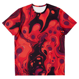 T-shirt à manches courtes pour homme, imprimé par sublimation, respirant, séchage rapide, avec service OEM et prix de gros - Product Image 3