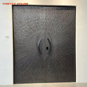 Sistema aislante principal de acero inoxidable <span class=keywords><strong>Puerta</strong></span> delantera de un solo puente roto de madera - Product Image 2