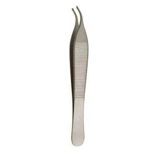 Adson Tissue Forceps Curved Angle With <b>Teeth</b> Microforceps Surgical Instrument CE Certified Class I Manual Use - Product Image 2