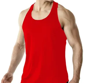 Camisetas sin Mangas para Hombre en Oferta, Ropa de Gimnasio de Alta Calidad, Colores Personalizados, Logotipo, Estilo Vintage, Poliéster/Algodón, Transpirable, Secado Rápido, Cuello Redondo - Product Image 4
