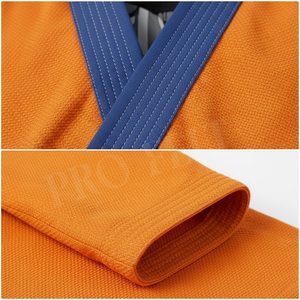 Uniforme de Jiu Jitsu Brasileño de Marca Privada Aceptado, Kimono BJJ Personalizado para Entrenamiento de Artes Marciales, Ajustado, para Competición, en Blanco - Product Image 4