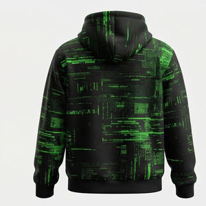 Sudadera con Capucha Personalizada por Sublimación, Estampado Gráfico en Toda la Superficie, Sudadera de Forro Polar para Hombre, Estilo Urbano, Sudadera Extra Grande - Product Image 3