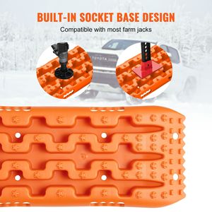 Tappetini di Trazione per Pneumatici in Materiale PP da 10 TON per Veicoli/Auto/Pickup/SUV/Camper (Coppia) - Product Image 4