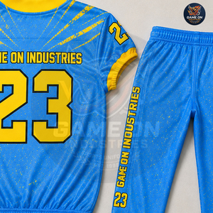 Wholesale Custom Sublimation Football Jersey And Football Pants Breathable Polyester Team Sports Apparel Training Practice Wear - Product Image 6